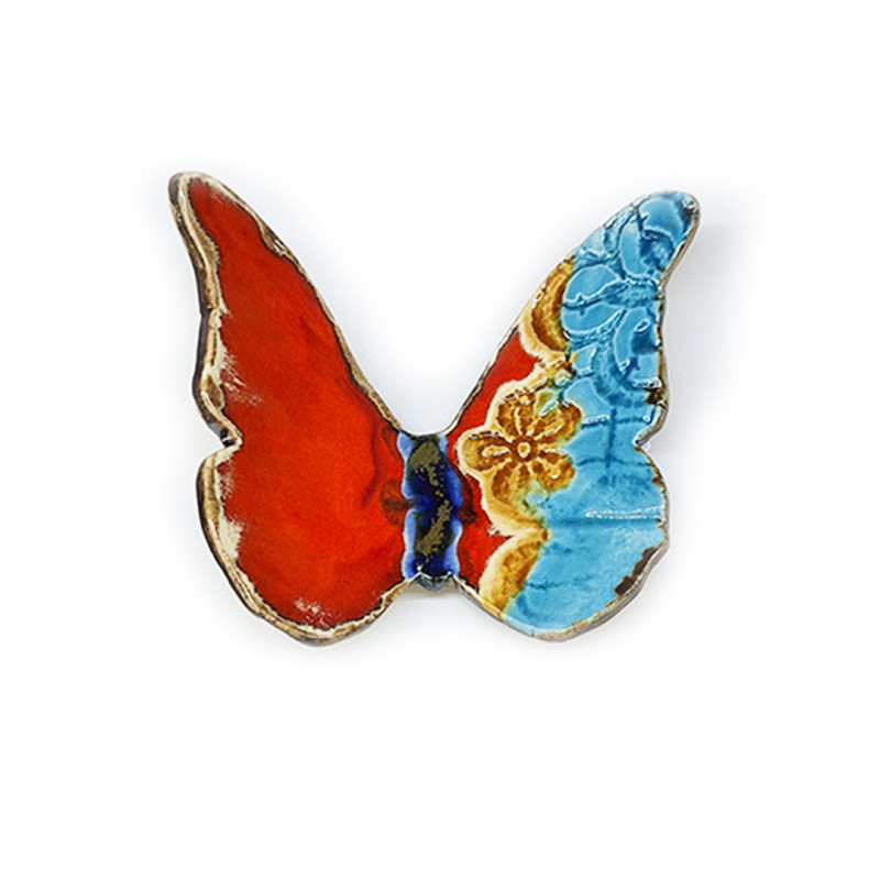 Borboleta em cerâmica-tamanho médio