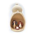 Gourd nativity scene