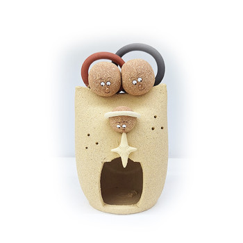 Lantern nativity scene