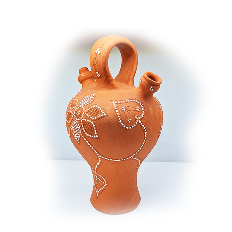 Clay jar - Nisa´s Stoned pottery
