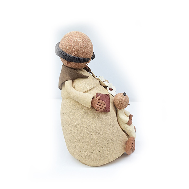 Ceramic statue of Saint Anthony