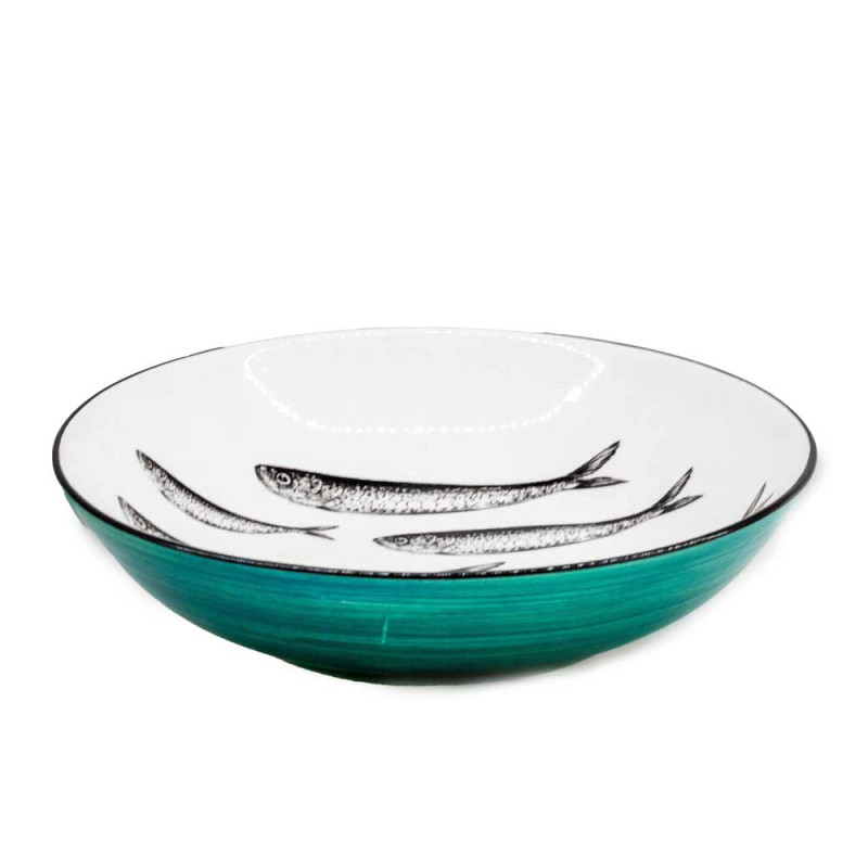 Saladeira Redonda-coleção sardinhas