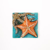 High relief handmade portuguese tile-starfish