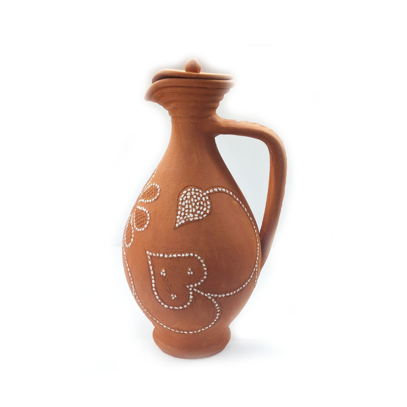 Clay jar - Nisa´s Stoned pottery