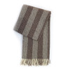 100% Wool blanket-herringbone in two shades of brown