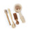 Conjunto de utensílios em madeira