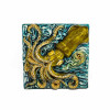 High relief Handmade Portuguese tile-squid