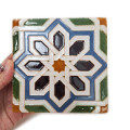 Handmade Hispano Arabic relief tile