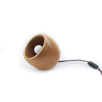 Candeeiro em cortiça, para mesa - cor natural
