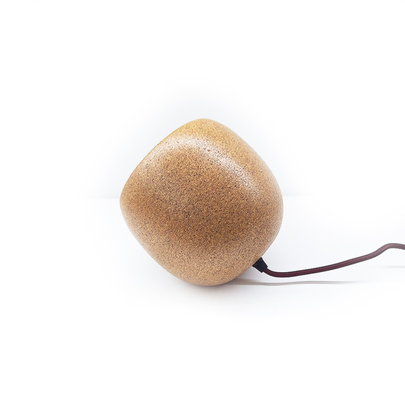 Candeeiro em cortiça, para mesa - cor natural