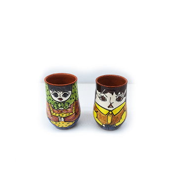 Set of 2 cups-couple from Alentejo