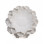 Ceramic flower candle holder -white