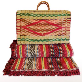 Conjunto Cesta e Manta Tradicional