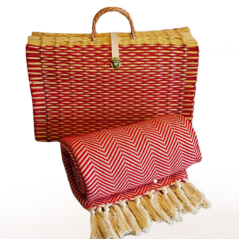 Basket and Blanket Set