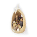 Nativity scene in a cave