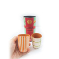 Set of prickly pear liqueur and 2 small cups