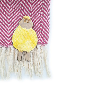 Conjunto manta com ovelha