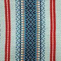 Traditional aqua and teal blanket