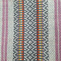 Traditional blanket-grey with pink stripe