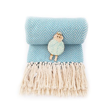 Conjunto manta com ovelha