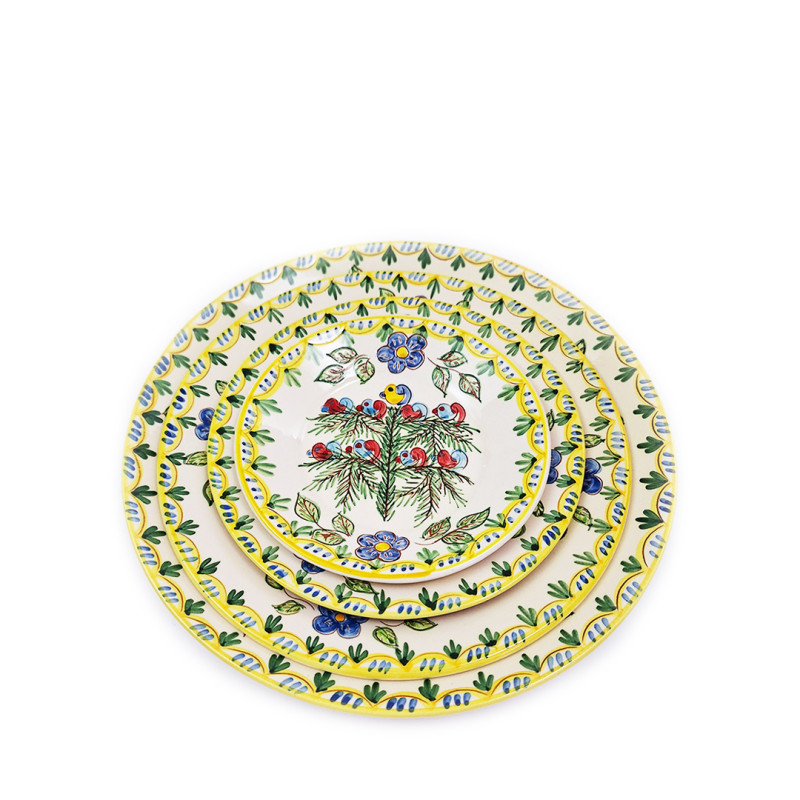 Hand painted traditional dish