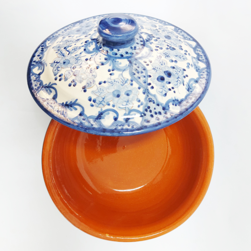 Tacho em cerâmica, pintado à mão