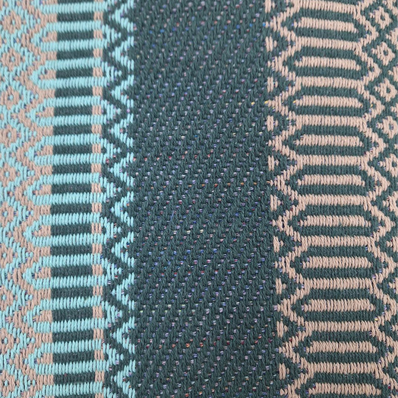 Cotton blanket without fringes